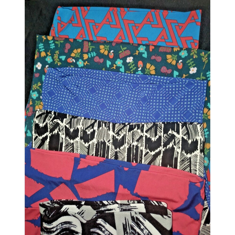 9 Pc LuLaRoe Skirt Lot Azure Cassie Mixed Sizes XS-3XL Kids 14 Reseller Bundle - Picture 3 of 10